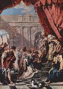 Sebastiano Ricci Esther vor dem persischen Konig Ahasver oil painting